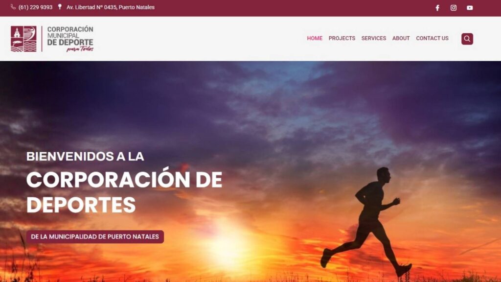 Corporación de Deportes de Puerto Natales estrena su sitio web oficial